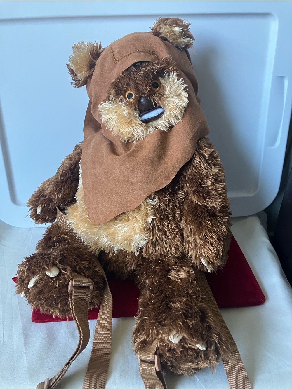 Disney Star Wars Wicket The Ewok Plush Backpack Toy 24” New W/o Tag.